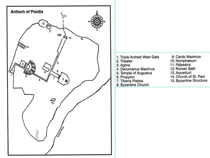 Layout of ancient antioch