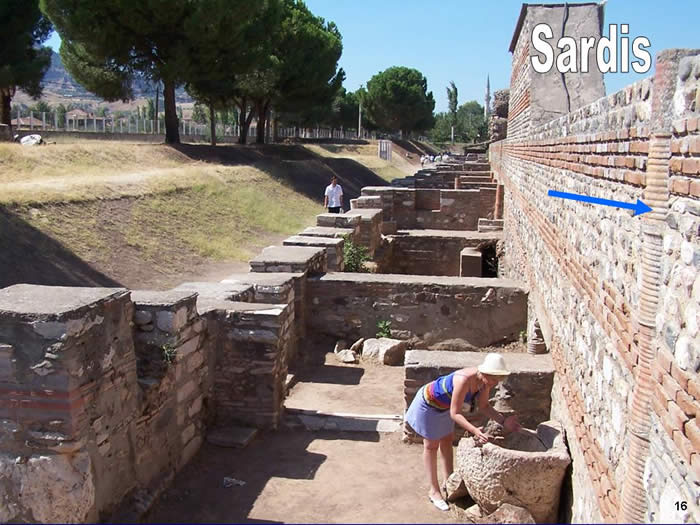 Shops along the Synagogue in ancient Sardis